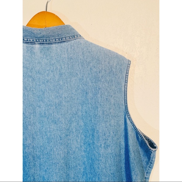 Pooh & Piglet Denim Embroidered Vest - Picture 4 of 6